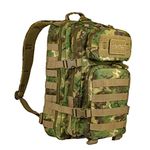 Mil-Tec MOLLE Tactical Assault Backpack, 36 Litre, Arid Woodland, Large