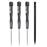 3 Piece Phillips Screwdriver Set, PH0 PH00 PH000 Precision Screwdriver with Non-Slip Plastic Handle - Ideal for Smartphones, Tablets, Laptop, PC