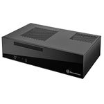 SilverStone SST-ML09B - Milo Slim HTPC Mini-ITX Silent Computer Case, black