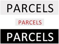 PARCELS Sign Self Adhesive Plaque Decal On Letterbox Mailbox (20x80mm, Style 1)