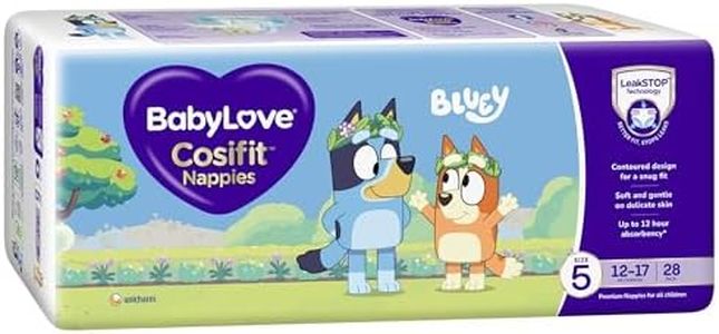 BabyLove Cosifit Nappies, Size 5 (12-17kg) | 84 Pieces (3 x 28 Pack)