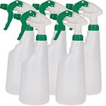 750ml Heavy Duty Trigger Spray Bottles Car Valeting Cleaning Garden Kitchen - Green - x 5