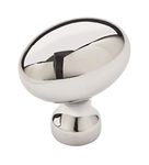 Amerock | Cabinet Knob | Polished Chrome | 1-3/8 inch (35 mm) Length | Vaile | 10 Pack | Drawer Knob | Cabinet Hardware