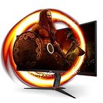 AOC Gaming CU34G2X - 34 inch WQHD Curved Monitor, 144Hz, 1ms MPRT, VA, AMD FreeSync, Height Adjust, USB Hub (3440x1440@ 144Hz, 300 cd/m², HDMI/DP/USB 3.0)