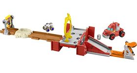 Fisher-Price Blaze & The Monster Machines, Mud Pit Race Track, Vehicle Playset with Mud Slime for Preschool Kids Ages 3 Years and Up