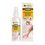 Herbal Strategi Mosquito Body Spray - 100ml | 100% Herbal | Baby-Safe, Skin-Safe, Pet-Friendly| Made with Palmarosa, Lemongrass, Eucalyptus & Tulsi | Eco-friendly, Non-Toxic