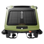 (2024 New) Cordless Robotic Pool Cleaner, Solar Powered Pool Skimmer for Pool Surface with Dual Charging Options, Pool Robot Vacuum with Automatic Obstacle Avoidance, Green