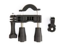 Veho Muvi Universal Pole / Bar Mount for Bikes / Roll Cages / Boat Rigging for Muvi KX-Series | Muvi K-Series | Muvi HD | Muvi Micro - Black (VCC-A017-UPM)