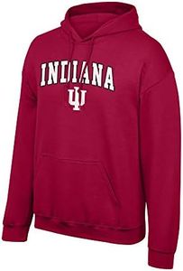 Top of the World Men's Standard Fleece Pullover Hoodie, Cardinal, Small