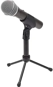 Samson Technologies Q2U USB/XLR Dynamic Microphone Recording and Podcasting Pack (Includes Mic Clip, Desktop Stand, Windscreen and Cables), Silver