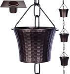 Rain Chains for Gutters with Adapte