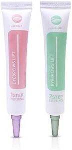 Amber Lash Lash Up, Eyebrow Lamination and Eyelash Lift, Step 1 and Step 2 tube set 20ml, Professional Quality lash perm set Prep by (ORIGINAL)