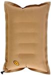 SE Duckback Synthetic Polyvinyl Chloride (Pvc) Travel Pillows (Set of 2) (Khaki)