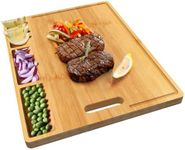 Large Organic Bamboo Cutting Board 