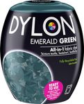 DYLON Washing Machine Fabric Dye Pod for Clothes & Soft Furnishings, 350g – Emerald Green