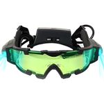 Jzhen Kids Night Vision Goggles, 360 Degrees Windproof Night Vision Goggles, Elastic Band Night Vision Dust Proof Glasses - Green
