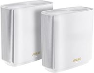 ASUS ZenWiFi XT9 AX7800 Tri-Band WiFi 6 Mesh WiFi System (2 Pack), 802.11ax, up to 5700 sq ft & 6+ rooms, AiMesh, Lifetime Free Internet Security, Parental Controls, Easy Setup, 2.5G WAN port