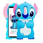 FINDWORLD Cases for LG Stylo 4, LG Stylus 4 Plus, LG Q Stylus Case Cute Lilo Stitch 3D Cartoon Soft Silicone Animal Rubber Shockproof Anti-Bump Protector Girls Kids Boys Gifts Cover for LG Stylo 4