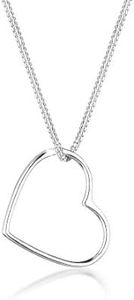 Elli Collier Femme Pendentif Coeur Filigrane en Argent Sterling 925
