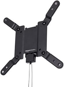 Amazon Basics Fixed Flat TV Wall Mount fits 30.4-cm to 101.6-cm TVs and VESA 200x200, Black