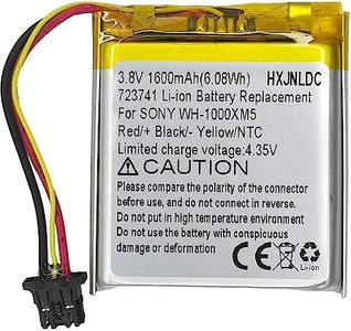 DC 3.8V 1600mah Lithium Battery Replacement for Sony WH-1000XM5 Bluetooth Wireless Noise canceling Stereo Headset 723741