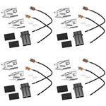 330031 Surface Element Receptacle Kit Compatible for Whirl-Pool Ken-More Cro-sley May-tag Kithcen-aid etc Stove,Replaces AP3075808 PS340571 EAP340571 3374 by MIFLUS-4 Packs