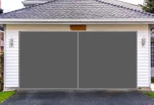 Garage Door Cover for 2 Car 16x7ft 