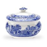 Blue Italian 9 oz Sugar Bowl with Lid by Spode