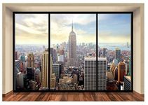 Nice walls Wall Mural NEW YORK CITY SKYLINE PENTHOUSE photo wallpaper 368x254cm wall art