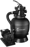 LANCHEZ 12in Sand Filter Pump for Above Ground Pool, 1/3HP, Max 2400GPH for Pools Up to 7000GAL, 6-Way Valve Pool Sand Filter System, Enhanced Circulation for Crystal-Clear Pool