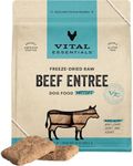 Vital Essentials Freeze Dried Raw Dog Food, Beef Patties Entree, 30 oz