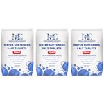 25 Kg Salt Tablets | Water Softener | Food Grade | Compatible to All Water Softner Machines 100% Genuine British Salt Tablet, Tablet Salt of Premium Quality (3 Bags)