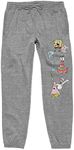 Spongebob Squarepants Cartoon Character Group Adult Unisex Athletic Heather Graphic Sweatpants