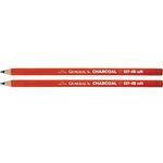 General Pencil The 4B Soft Charcoal Pencil - Pack of 2
