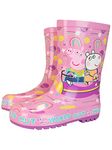 Peppa Pig Girls Wellington Boots Pink 7