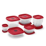 Rubbermaid Assorted Food Storage Container Set - Case of: 1; Each Pack Qty: 24; Total Items Qty: 24