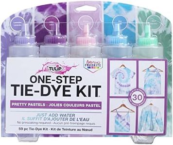 Tulip One-Step Tie-Dye Kit 5 Color Kit Tie Dye, Pretty Pastels