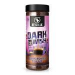 Bevzilla 200 Gram Black Roast (Dark Wish) Strong Coffee | Make 100 Cups | Arabica Coffee Powder | Bold & Intense | Best for Espresso, Cappuccino, Latte|Hot & Cold Brew Ready