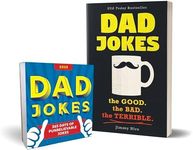 Dad Jokes 2025 Boxed Calendar and Book Gift Set: 950+ Punderful Jokes (Humor Book & Daily Calendar, White Elephant)