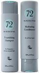 72 Hair Vegan Nourishing Duo, Sulphate Free Shampoo and Conditioner Set, Anti Frizz Treatment, 500ml