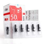 Stigma #12(5RL) Standard Disposable Tattoo Needle Cartridges with Membrane Safety Cartridges for Tattoo Artists Round Liner 50Pcs Super Value Pack EN05-50-1205RL