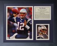 Legends Never Die Tom Brady Home Framed Photo Collage, 11 x 14-Inch