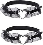 alisikee 2PCs Adjustable Heart Lace