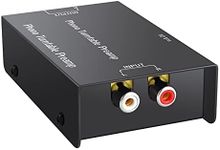 LiNKFOR Phono Preamp for Turntable PP900 Phono Preamplifier with Certified Power Adapter Turntable Preamp Metal Shell RCA Input and Output Phono Preamplifier