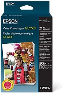 Epson Value Photo Paper Glossy, 4"x6", 100 Sheets (S400034)