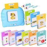 Talking Flash Cards Early Educational Toys for 3 4 5 6 Year Old Baby Boys Girls, Preschool Learning Reading Machine with 224/510 Words, Montessori Interactive Gift for Kids Toddlers