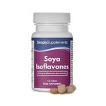 High Potency Soy Isoflavones 20mg for Women's Health with Vitamin B6 | 120 Vegan Tablets = 2 Months’ Supply | UK Made in GMP Approved Facilities