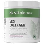 HealthKart hk vitals Veg Collagen Supplement (Mixed Fruit, 200g) | With Biotin, Vitamin C, E, Sodium Hyaluronate | For Healthy Skin, Hair & Nails