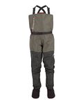 Simms Kid’s Tributary Stockingfoot Chest-High Fishing Waders - Durable, Breathable, Waterproof Fly Fishing Waders for Youths, Basalt, Large