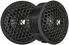 Kicker 46KST2504 KS-Series KST250 1" tweeters w/Crossovers and Swivel Mounts, 4ohm